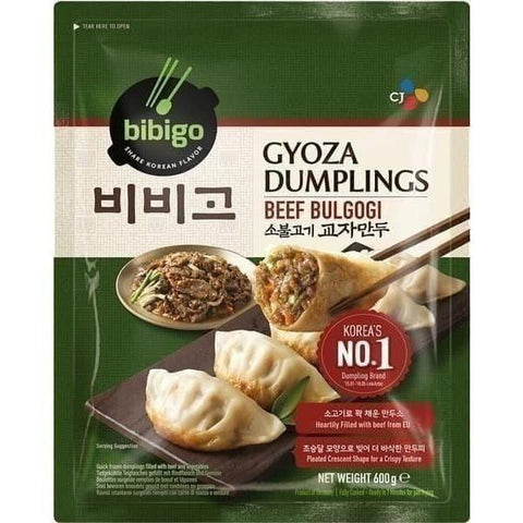 BIBIGO 韩国腌牛肉蔬菜煎饺 600g Gyoza Beef Bulgogi & Vegetable