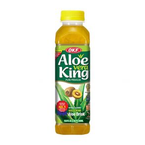 OKF 芦荟汁含果粒 猕猴桃味 500ml Aloe Vera Drink Kiwi