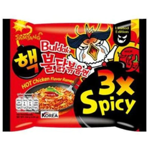 Samyang Triple spicy hot chicken noodles 140g