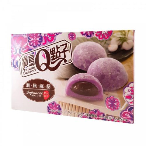 宝岛Q点子紫芋和风麻薯 210g Ube mochi