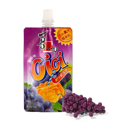 喜之郎CiCi果冻爽葡萄味 150g Grape Flavor Jelly Drink